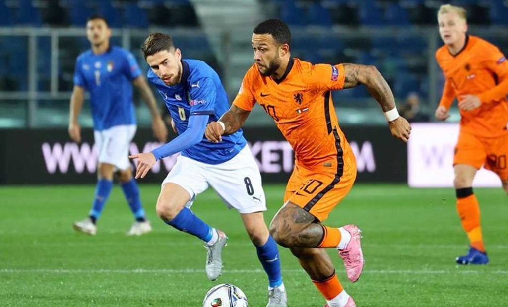 تعادل منتخب إيطاليا مع ضيفه هولندا