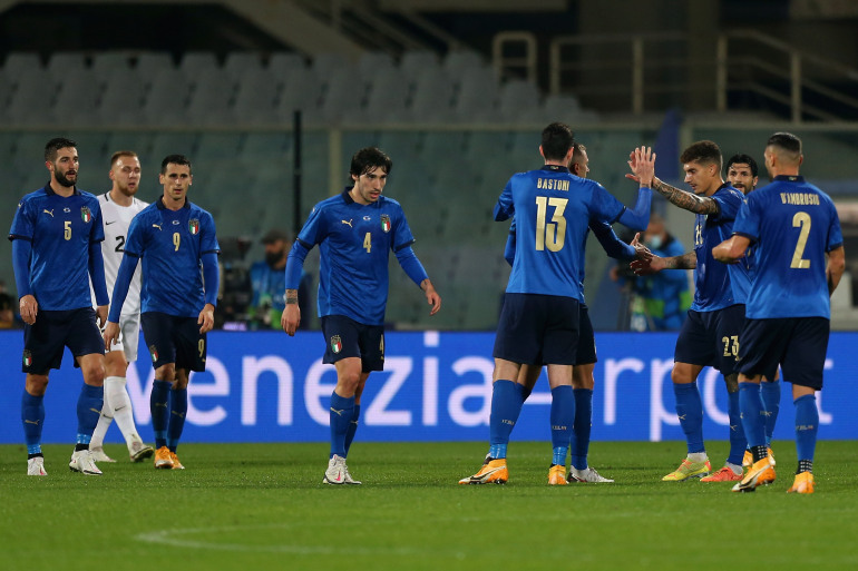 <> during the international friendly match between Italy and Estonia at Stadio Artemio Franchi on November 11, 2020 in Florence, Italy.