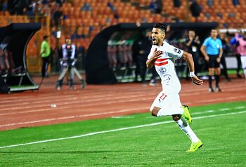 المغربي محمد أوناجم مهاجم الزمالك يخشى من الغياب عن نهائي دوري أبطال أفريقيا أمام الأهلي