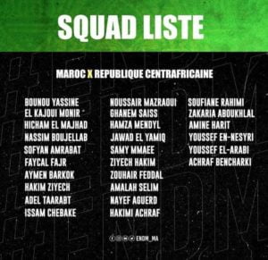 البوسني وحيد خليلوزيتش المدير الفني لمنتخب المغرب يعلن عن قائمة لاعبيه لمواجهتي أفريقيا الوسطى