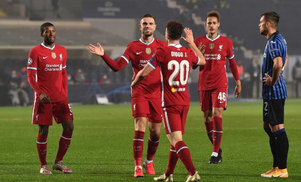 ليفربول الإنجليزي يحقق فوزا كاسحا على مضيفه أتالانتا الإيطالي