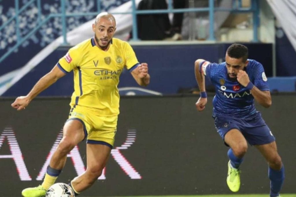 إدارة نادي النصر تصدم اللاعب المغربي نور الدين أمرابط