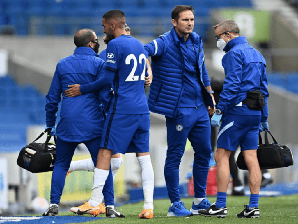 حكيم زياش يثير انزعاج وقلق فرانك لامبارد المدير الفني لتشيلسي