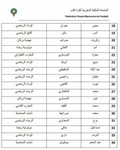 أسماء جديدة في لائحة الحسين عموتة مدرب المنتخب المحلي وقرار جديد يفاجىء التغناوتي حارس الوداد