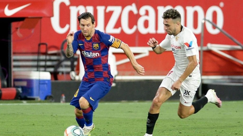 الدولي المغربي منير الحدادي مهاجم إشبيلية سعيد بتحقيق حلمه