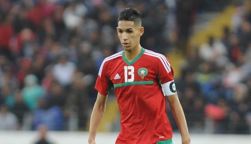 الفيفا تحرم المدافع الدولي المغربي بدر بانون من المشاركة مع المنتخب الوطني المغربي