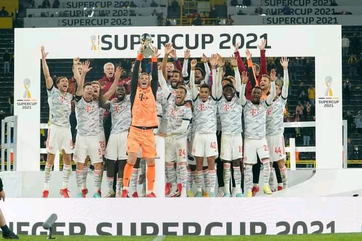 بايرن ميونخ يتوج بطلًا للسوبر الألماني للمرة التاسعة في تاريخه