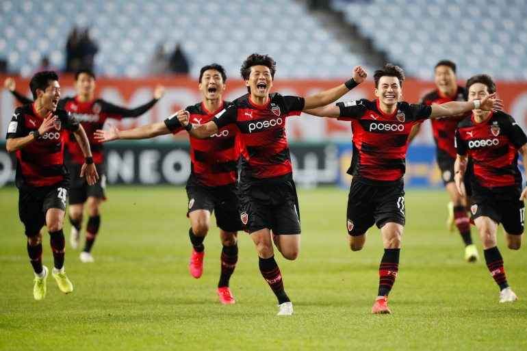 فريق بوهانغ ستيلرز الكوري الجنوبي يتأهل إلى المباراة النهائية من دوري أبطال آسيا لملاقاة الهلال السعودي