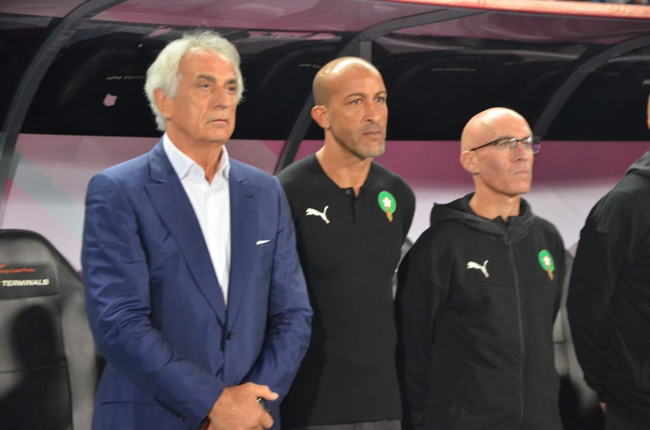 مصطفى حجي المنتخب الوطني المغربي يواجه من مصر