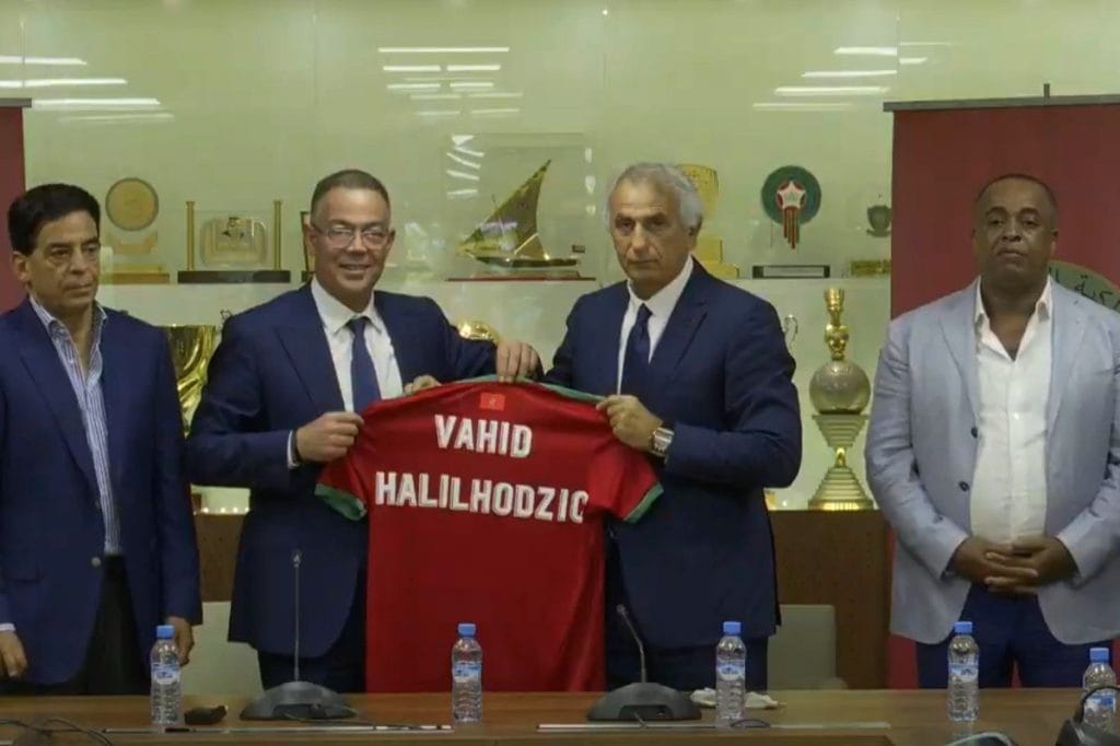 إجتماع حاسم بين فوزي لقجع ومدرب المنتخب وحيد حليلوزيتش قبل كأس الأمم الإفريقية بالكاميرون