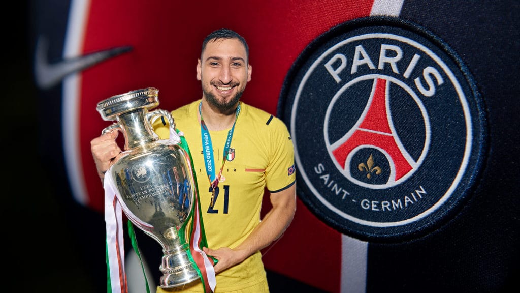 الإيطالي جيانلوجي دوناروما نجم باريس سان جيرمان يفوز بجائزة الحارس الأفضل في العالم 2021