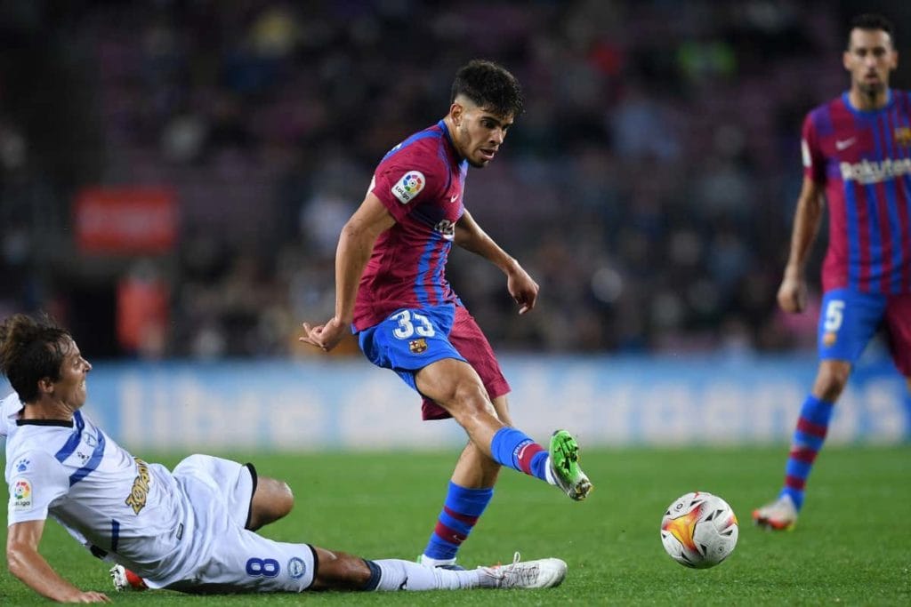 عبد الصمد الزلزولي لاعب نادي برشلونة الإسباني لن يشارك مع المغرب في كأس الأمم الأفريقية بالكاميرون