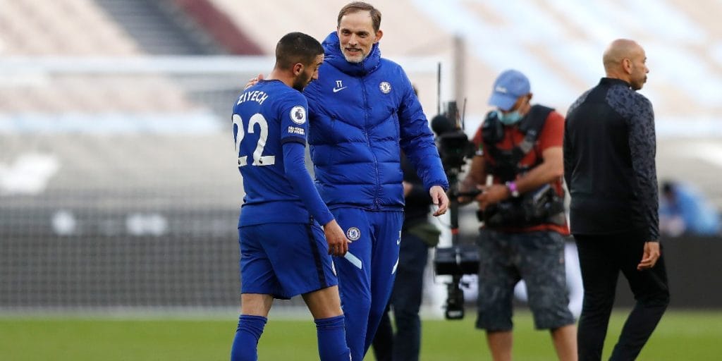 مدرب تشيلسي توماس توخيل يغازل الدولي المغربي حكيم زياش