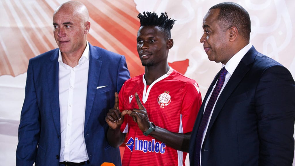 الوداد الرياضي يحسم في قضية اللاعب جويل مادوندو