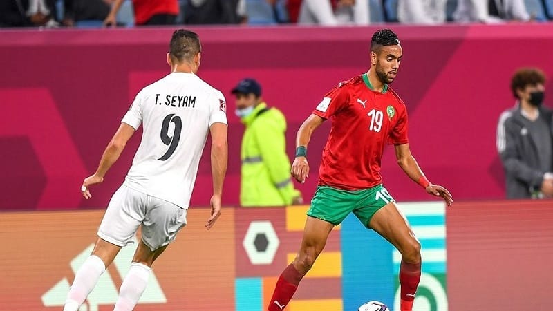 لاعب الجيش الملكي محمد الشيبي بديل وحيد حليلوزيتش في مباراة مصر