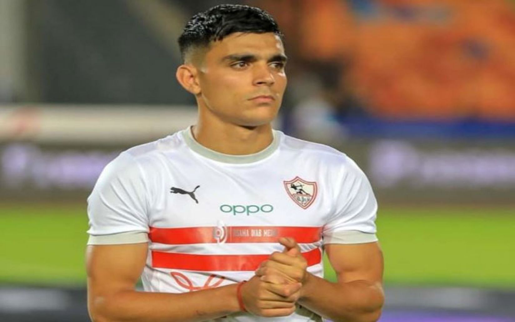 اللاعب الدولي المغربي أشرف بنشرقي خارج الزمالك المصري