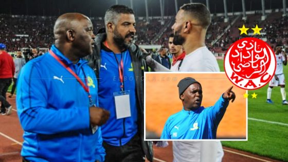 حقيقة خلافة المدرب الجنوب إفريقي بيتسو موسيماني لوليد الركراكي في الوداد الرياضي