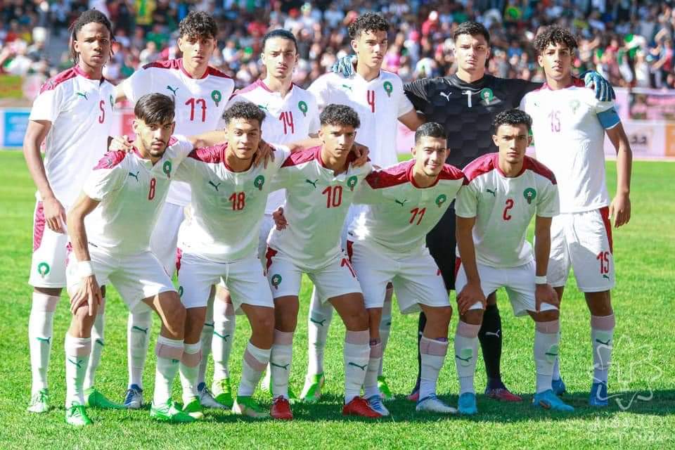 منتخب المغربي كل من حمزة الأنهاري، عبد الله الريحاني، أيمن مورير وعمر صديق