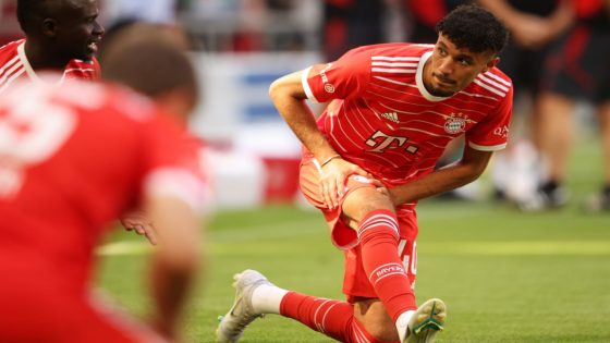 الدولي المغربي نصير مزراوي لاعب بايرن ميونخ مهدد بالغياب عن المنتخب الوطني المغربي في مونديال قطر القادم