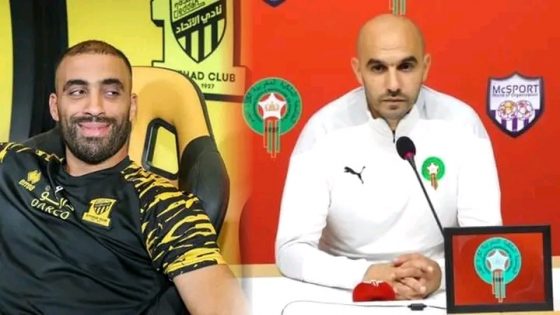 ملف الدولي المغربي عبد الرزاق حمد الله لم يفتح ووليد الركراكي يعود للمغرب لتجهيز لائحة المنتخب الوطني المغربي في مونديال قطر القادم