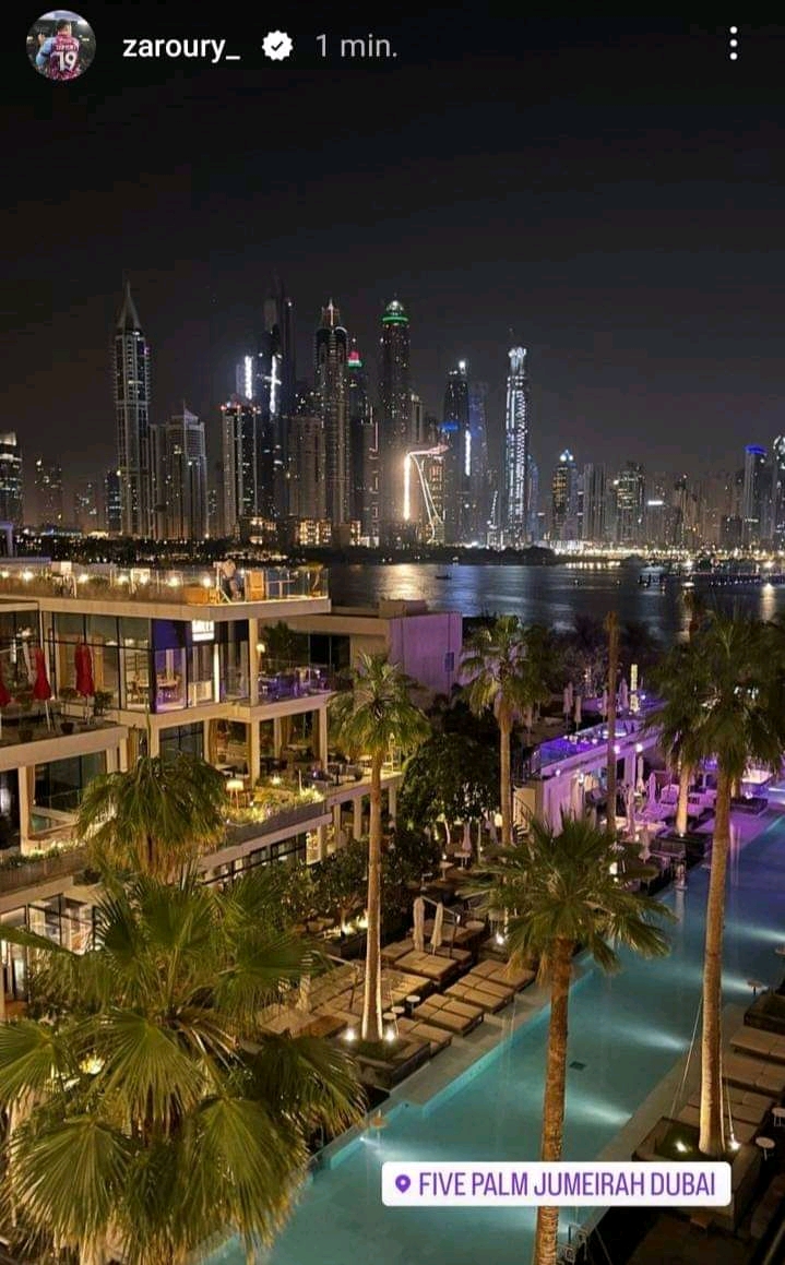 البديل المحتمل الدولي المغربي آمين حارث لاعب مارسيليا الفرنسي يصل لللإمارات للانضمام لمعسكر المنتخب الوطني المغربي