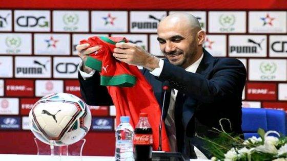 وليد الركراكي مدرب المنتخب الوطني المغربي يكشف عن مفاجأة “الأسود” في نهائيات كأس العالم “مونديال قطر 2022″