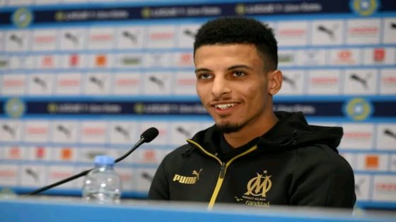 الدولي المغربي و لاعب خط الوسط المغربي عز الدين أوناحي خارج حسابات مارسيليا الفرنسي