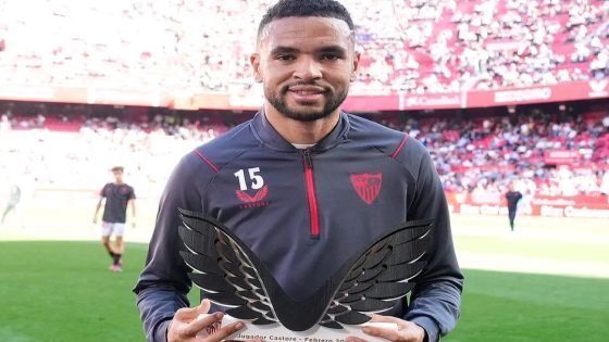 إشبيلية الإسباني يمنح الدولي المغربي يوسف النصيري جائزة أفضل لاعبي في الفريق لشهر فبراير الماضي