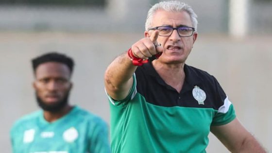 أزمة كبيرة تواجه منذر الكبير مدرب الرجاء الرياضي قبل مباراة المغرب الفاسي