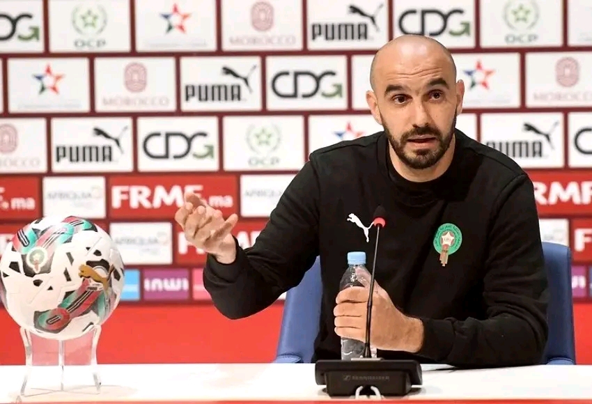 الناخب الوطني الناخب الوطني وليد الركراكي يعبر عن حسرته بعد هزيمة المنتخب المغربي