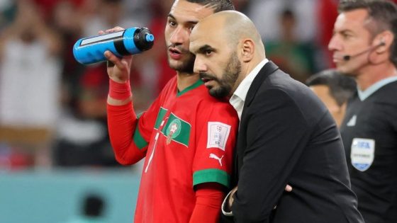 مدرب المنتخب الوطني المغربي وليد الركراكي يضم رباعي جديد لعرين أسود الأطلس في المعسكر القادم لأول مرة