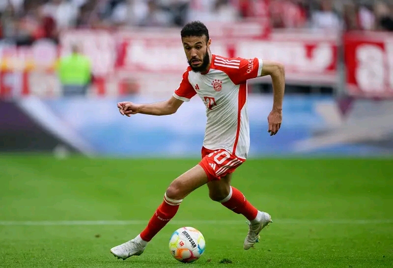 الدولي المغربي نصير مزراوي لاعب بايرن ميونخ الألماني إلى الدوري الإيطالي