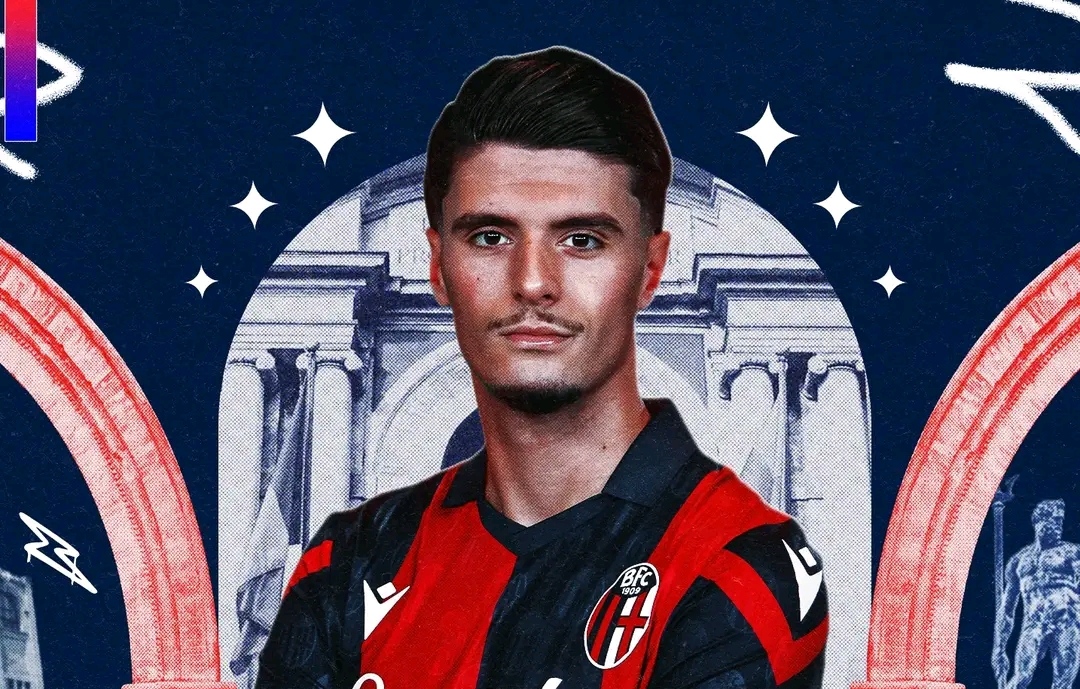 نادي بولونيا الإيطالي بشكل رسمي يعلن ضمه لاعب خط الوسط المغربي أسامة العزوزي