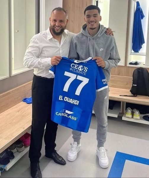 المغربي زكرياء الواحدي لاعب راسينغ مولونبيك البلجيكي ينتقل إلى جينك البلجيكي