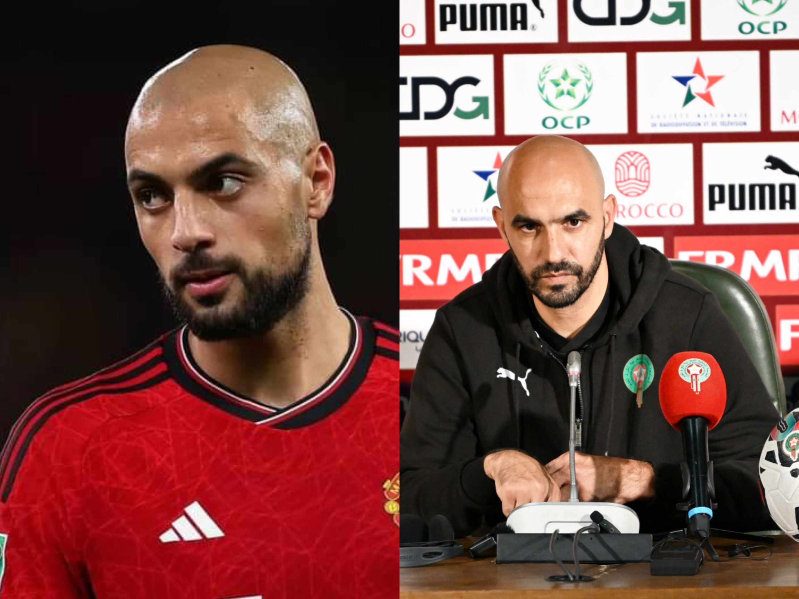 وليد الركراكي يرد بشكل مفاجىء على قرار إدارة مانشيستر يونايتيد الإنكليزي بخصوص الدولي المغربي سفيان أمرابط