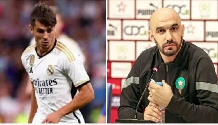 الناخب الوطني وليد الركراكي ينتظر قرار إبراهيم دياز  مهاجم ريال مدريد الإسباني بعد المستجد الجديد قبل كأس الأمم الإفريقية