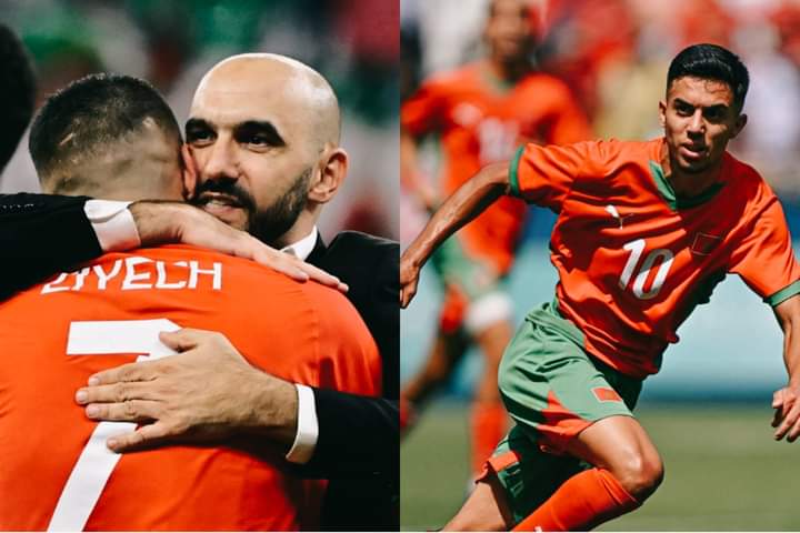 أخوماش وليد الركراكي يحسم مسألة حضور حكيم زياش مع المنتخب المغربي و استبداله بأخوماش