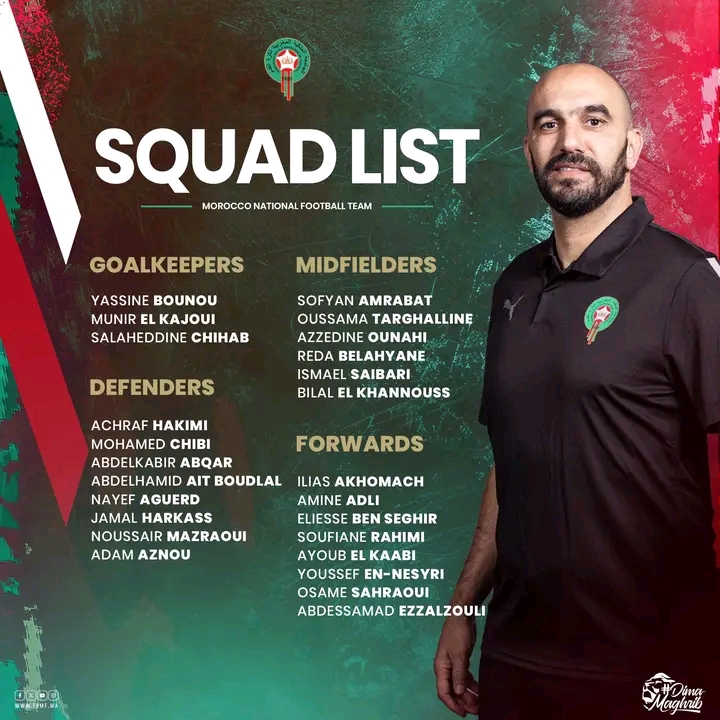 مفاجآت مدوية في لائحة المنتخب الوطني المستدعاة لمباراتي منتخب جمهورية إفريقيا الوسطى و أسماء تحضر لأول مرة .