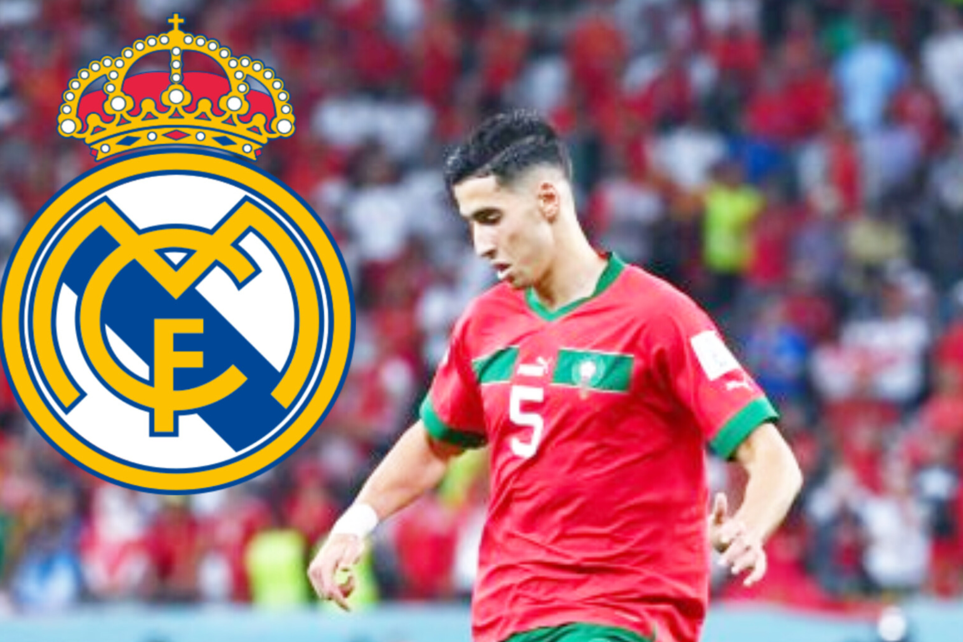 أكرد اهتمام ريال مدريد الإسباني ينصف الدولي المغربي نايف أكرد