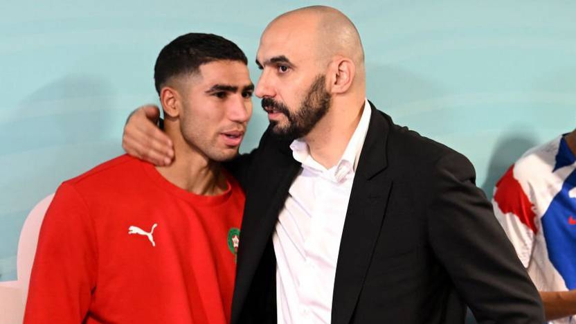 وليد الركراكي مرتاح للأداء الباهر الذي يبصم عليه حكيمي