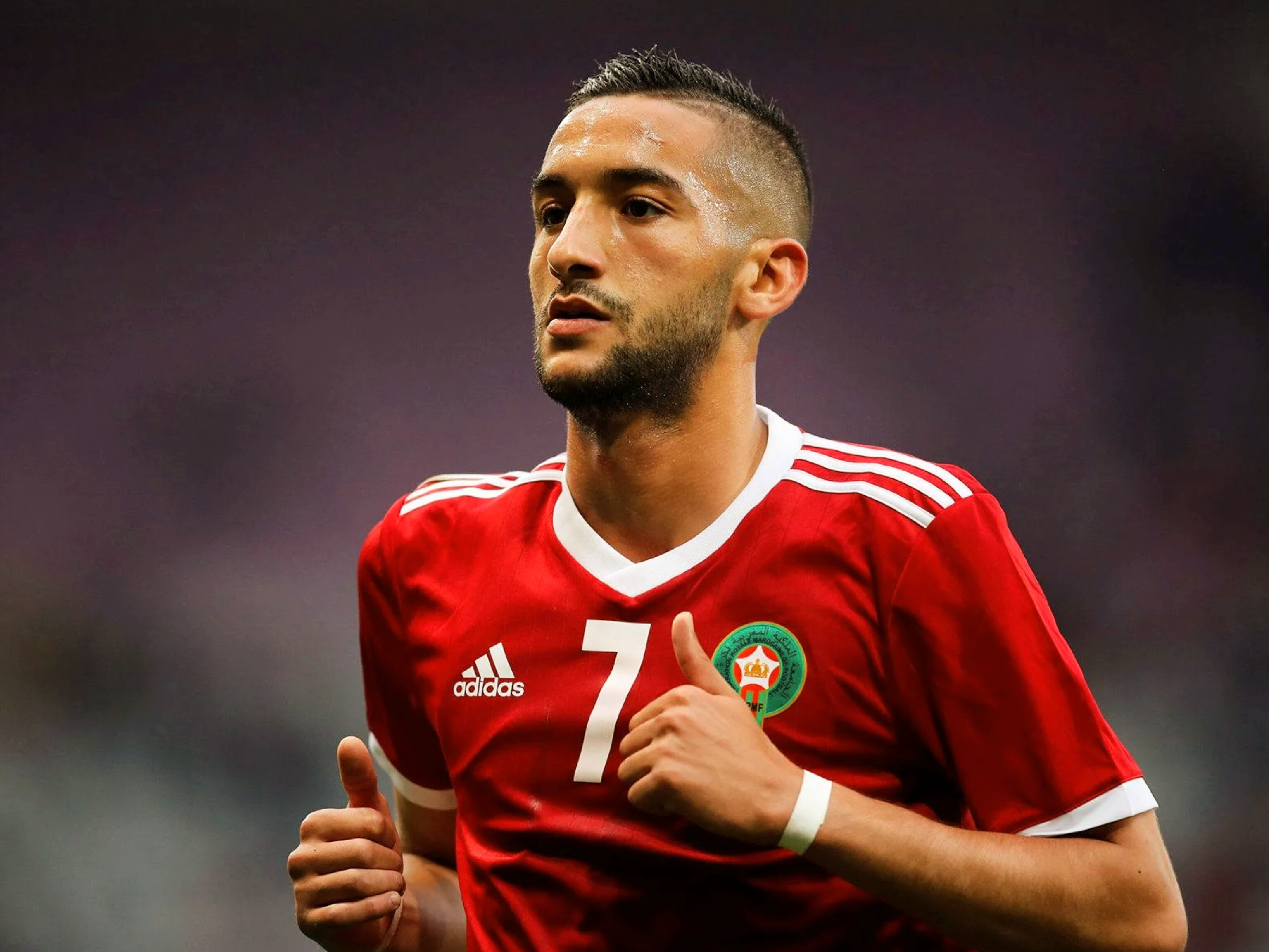 حكيم زياش وليد الركراكي يحسم في استبعاد الدولي المغربي حكيم زياش من المنتخب المغربي