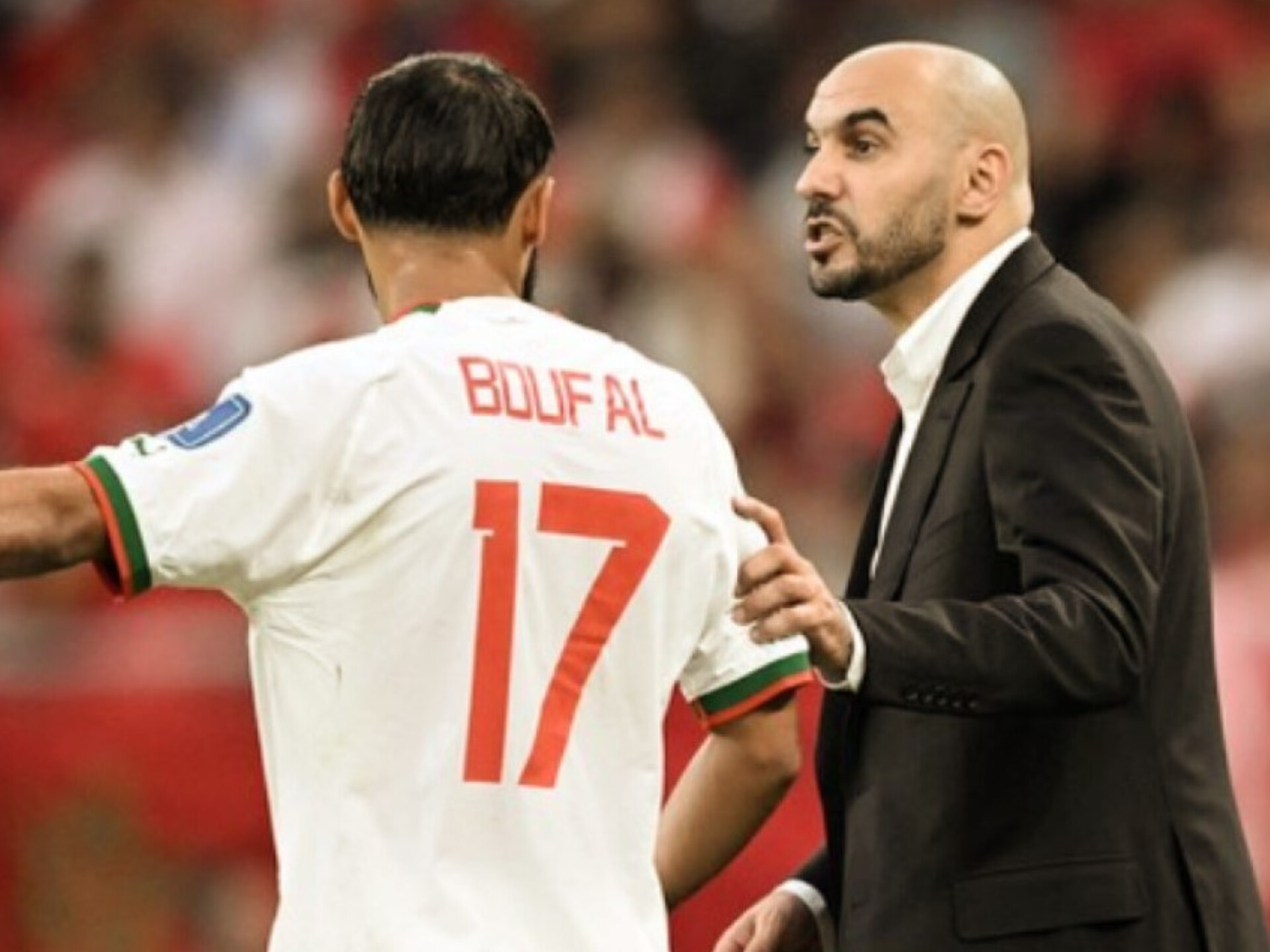 مدرب المنتخب المغربي وليد الركراكي يتعهد بتنفيذ وعده أمام فوزي لقجع