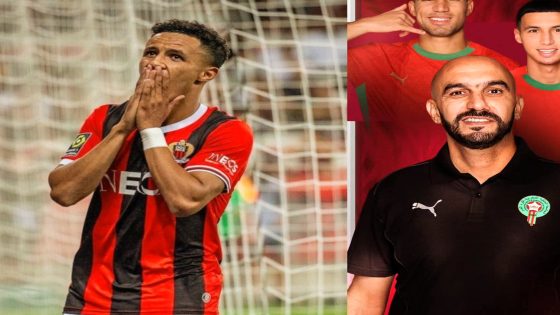 وليد الركراكي و سفيان ديوب أزمة صامتة تبعد نجم نيس عن المنتخب المغربي