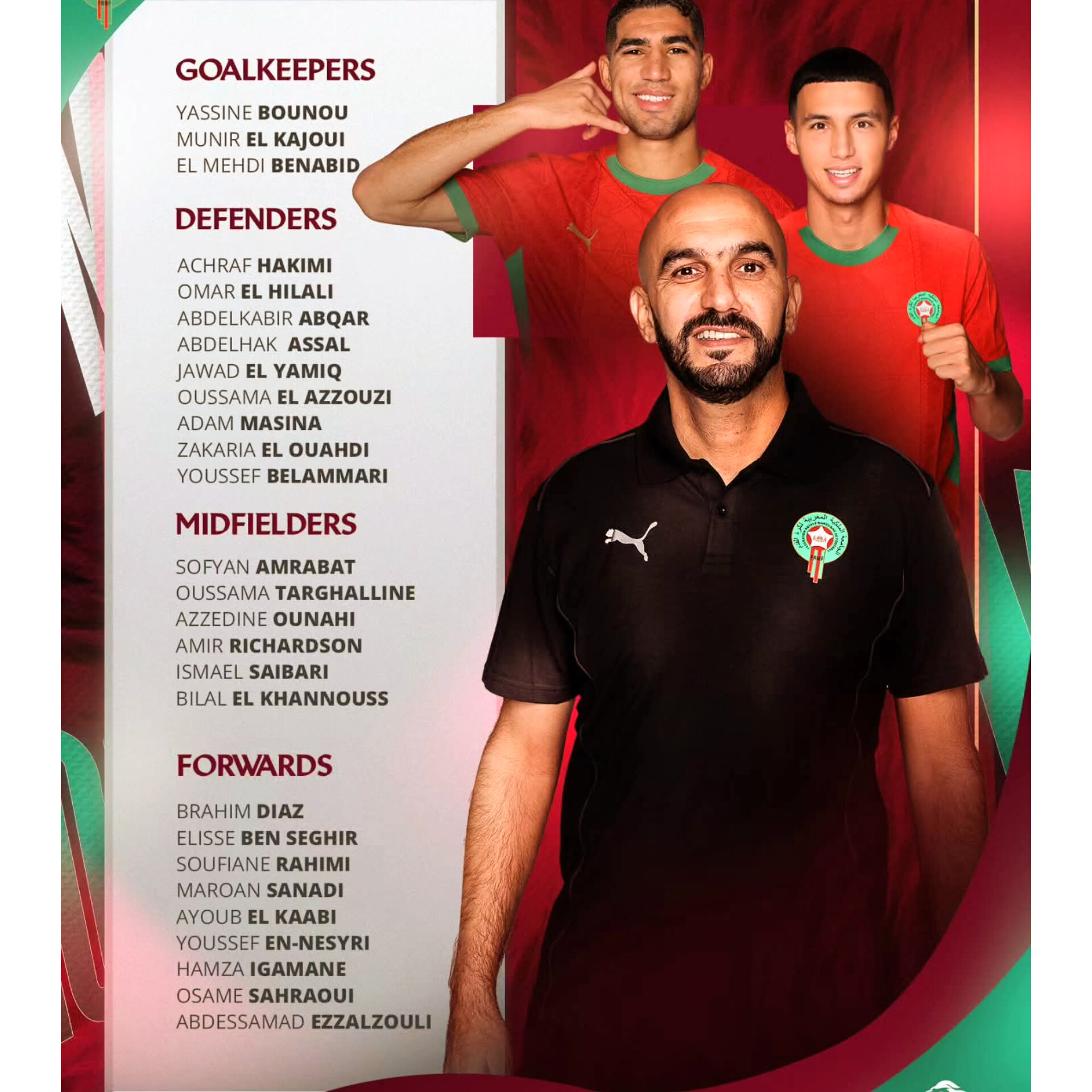 وليد الركراكي و سفيان ديوب أزمة صامتة تبعد نجم نيس عن المنتخب المغربي