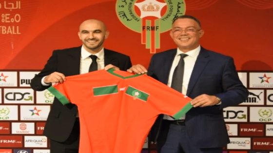 لقجع يحسم في إقالة وليد الركراكي قبل استعدادًا لـ”كان 2025″ بالمغرب