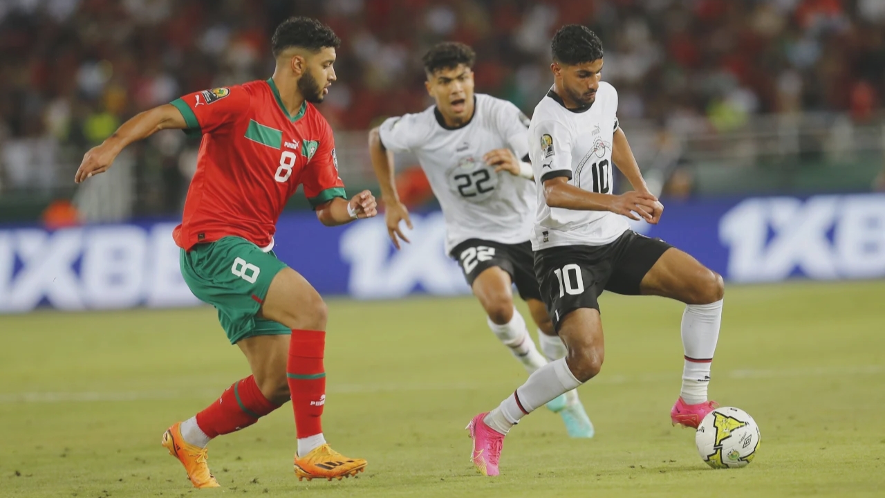 المنتخب المغربي يواجه نظيره المنتخب المصري