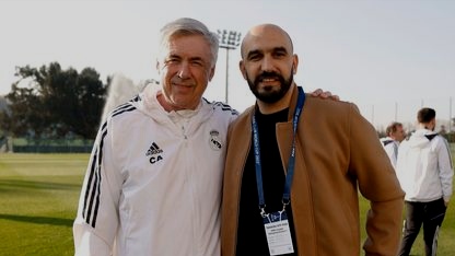 كارلو أنشيلوتي يضع المنتخب المغربي في خانة رباعي الفوز بكأس العالم