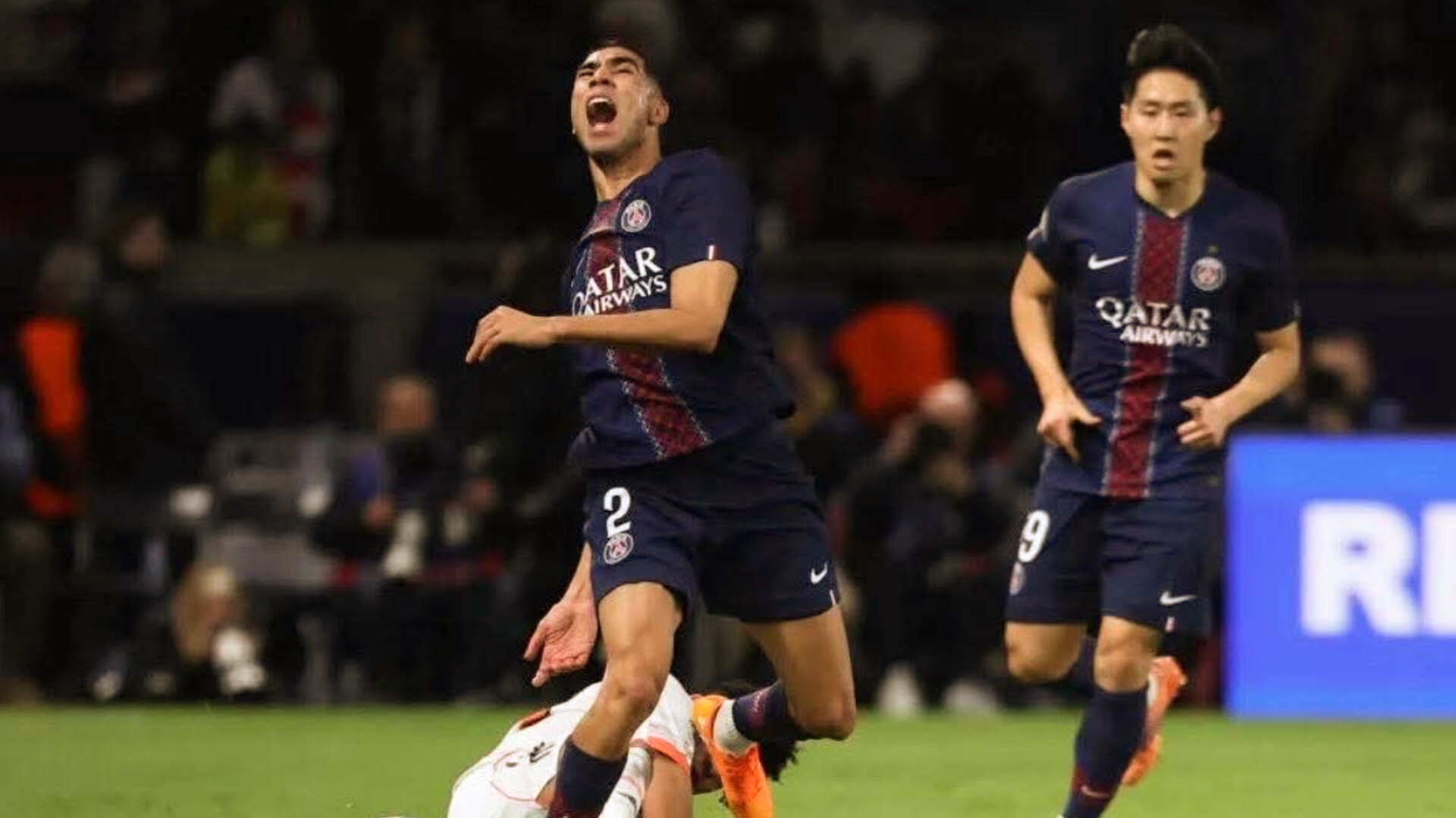 أشرف حكيمي توني كروس يدافع عن لويس دياز و يصدم أشرف حكيمي