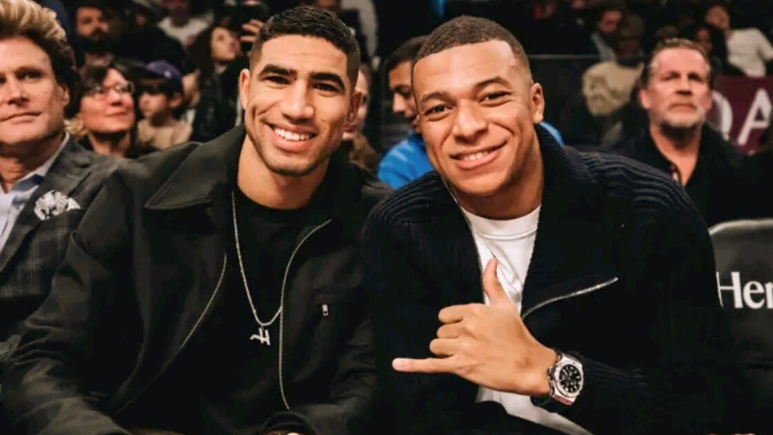 رسالة مبابي المؤثرة ل أشرف حكيمي بعد تتويجه بجائزة أفضل لاعب أفريقي