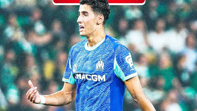 نايف أكرد يضع مارسيليا الفرنسي في ورطة كبيرة قبل مواجهة نيوكاسل يونايتد الإنجليزي في دوري أبطال أوروبا